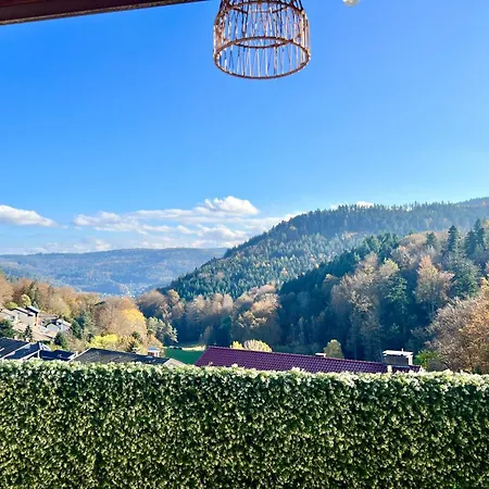 Appartamento Wohnen Im Schwarzwald Mit Panoramablick Bad Herrenalb Esterno foto